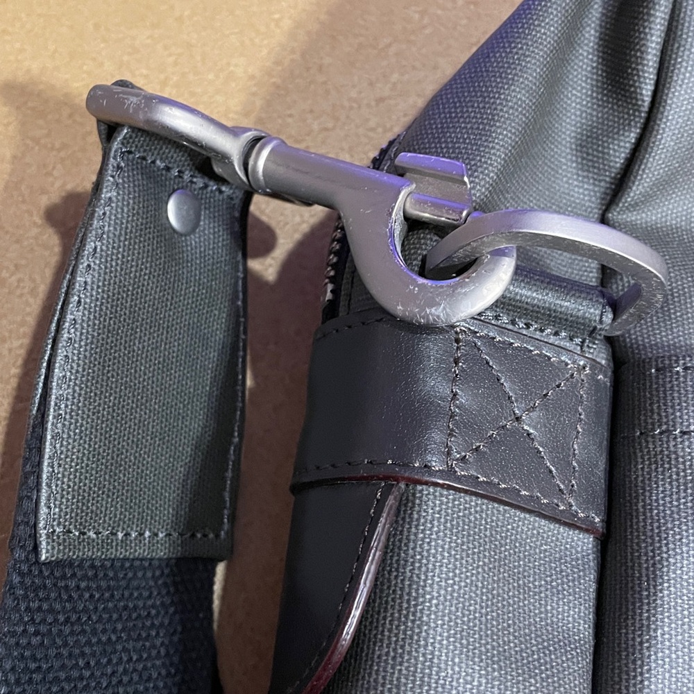 Jack Spade Messenger Bag Waxed and Leather - Picture 9 of 10